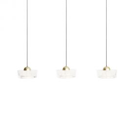 Pendule, Lustre suspendate - Lustra LED suspendata design decorativ Lipari 3L liniar