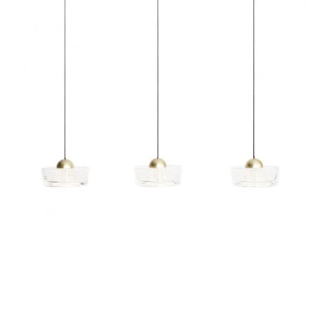 Pendule, Lustre suspendate - Lustra LED suspendata design decorativ Lipari 3L liniar