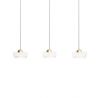 Lustra LED suspendata design decorativ Lipari 3L liniar