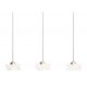 Pendule, Lustre suspendate - Lustra LED suspendata design decorativ Lipari 3L liniar