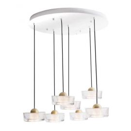 Pendule, Lustre suspendate - Lustra LED suspendata design decorativ Lipari 7L