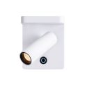 Aplica cu reader LED pentru dormitor Lofer alba