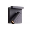 Aplica cu reader LED pentru dormitor Lofer negru