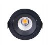 Spot LED incastrabil baie IP65 Cyklop IP65 3000K negru