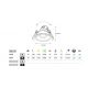 Spoturi tavan fals - Spot LED incastrabil directionabil Galexo negru
