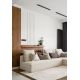 Plafoniere - Plafoniera LED moderna Linear neagra 18w