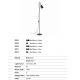 Lampadare - Lampadar, Lampa de podea design modern Studio verde
