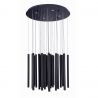 Lustra LED dimabila design modern Organic negru