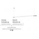 Pendule, Lustre suspendate - Lustra LED suspendata Organic Horizon 150cm dimmable