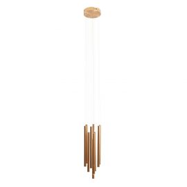 Pendule, Lustre suspendate - Lustra LED dimabila design modern Organic aurie