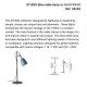 Veioze - Veioza, Lampa de podea design modern Studio albastru