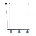Lustra suspendata design modern Studio albastru