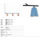 Pendule, Lustre suspendate - Lustra suspendata design modern Studio albastru