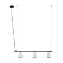 Lustra suspendata design modern Studio alb