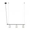 Lustra suspendata design modern Studio alb