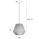 Pendule, Lustre suspendate - Lustra/Pendul stil decorativ natural Praslin II