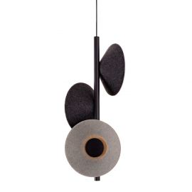 Pendule, Lustre suspendate - Lustra/Pendul LED design decorativ Puro negru/gri