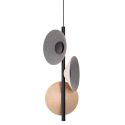 Lustra/Pendul LED design decorativ Puro crem/gri