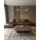 Pendule, Lustre suspendate - Lustra LED cu telecomanda design circular Qled