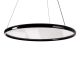 Pendule, Lustre suspendate - Lustra LED cu telecomanda design circular Qled