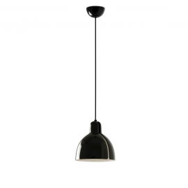 Pendule, Lustre suspendate - Pendul cu abajur ceramic realizat manual VENICE 200, negru