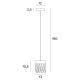 Pendule, Lustre suspendate - Lustra/Pendul LED dimabil decorativ Vetro negru