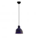 Pendul cu abajur ceramic realizat manual VENICE 200, albastru