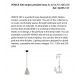 Pendule, Lustre suspendate - Pendul cu abajur ceramic realizat manual VENICE 200, alb/ negru