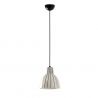 Pendul cu abajur ceramic realizat manual VENICE 200, alb/ negru
