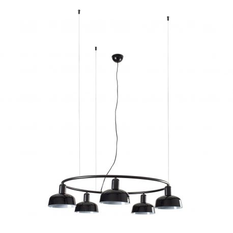 Pendule, Lustre suspendate - Lustra suspendata design modern TATAWIN S negru