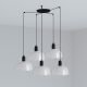 Pendule, Lustre suspendate - Lustra suspendata design modern TATAWIN M 5L, alb