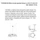 Pendule, Lustre suspendate - Lustra suspendata design modern TATAWIN M alb