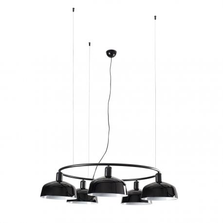 Pendule, Lustre suspendate - Lustra suspendata design modern TATAWIN M negru