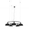 Lustra suspendata design modern TATAWIN M negru
