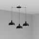 Pendule, Lustre suspendate - Lustra suspendata design modern TATAWIN M 3L, negru
