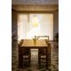 Pendule, Lustre suspendate - Lustra suspendata cu abajur din sticla eleganta ISABELLE 310