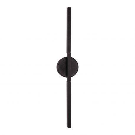 Aplice, corpuri de iluminat pentru pereti - Aplica LED ambientala stil minimalist Merano II negru