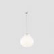Pendule, Lustre suspendate - Lustra suspendata cu abajur din sticla eleganta ISABELLE 400