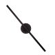 Aplice, corpuri de iluminat pentru pereti - Aplica LED ambientala stil minimalist Merano II negru