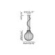 Pendule, Lustre suspendate - Lustra suspendata cu abajur din sticla eleganta ISABELLE 400