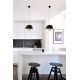 Pendule, Lustre suspendate - Lustra suspendata LED design modern MARISOL negru
