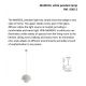 Pendule, Lustre suspendate - Lustra suspendata LED design modern MARISOL alb