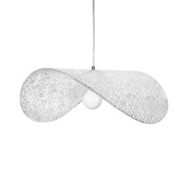 Pendule, Lustre suspendate - Lustra suspendata din sticla structurata Hat 40 transparent