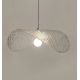 Pendule, Lustre suspendate - Lustra suspendata din sticla structurata Hat 40 transparent