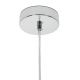 Pendule, Lustre suspendate - Lustra suspendata din sticla structurata Hat 40 transparent