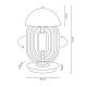Veioze - Veioza, Lampa decorativa BOTEGA negru/ auriu
