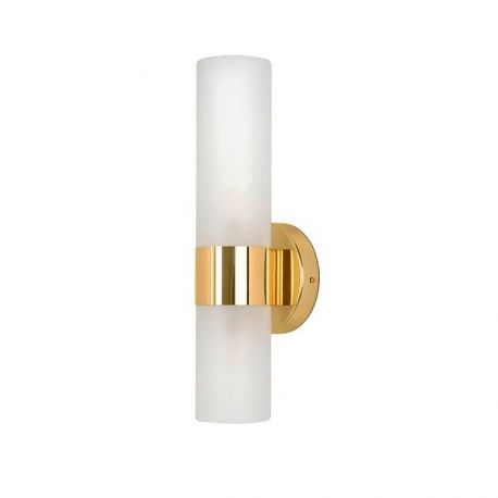 Aplice, corpuri de iluminat pentru pereti - Aplica de perete design minimalist Tub auriu