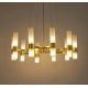 Pendule, Lustre suspendate - Lustra suspendata design minimalist Tub 10 auriu