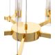 Pendule, Lustre suspendate - Lustra suspendata design minimalist Tub 10 auriu