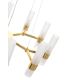 Pendule, Lustre suspendate - Lustra suspendata design minimalist Tub 10 auriu